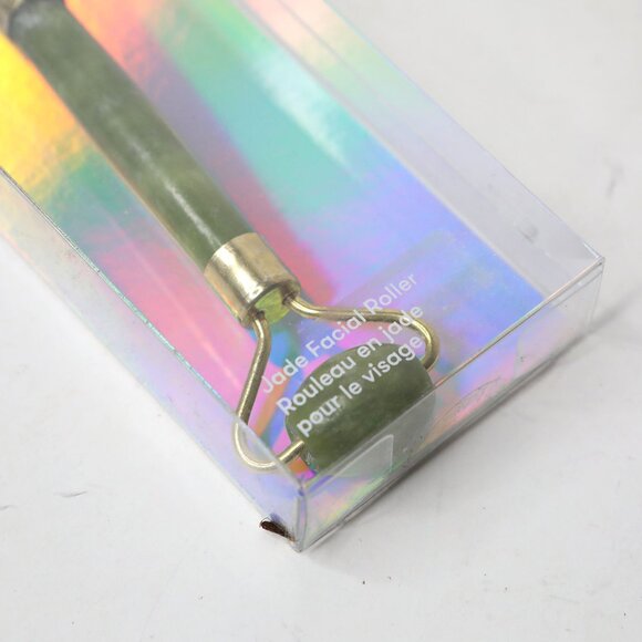 Quo Beauty Jade Facial Roller Green Stone Self Love Nighttime Routine NEW - Picture 3 of 6
